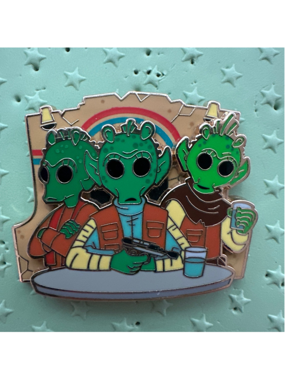Rare 2024 Disney Parks Star Wars Monthly LR Pin Series March 3/12 Greedo Limited